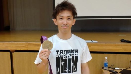 五輪銀メダリスト・田中和仁さんが高校生16名に贅沢体育！