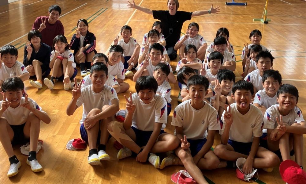 これまで19回日本一に輝いた大山未希さんの「ボールと仲良くなる」バレーボールの授業