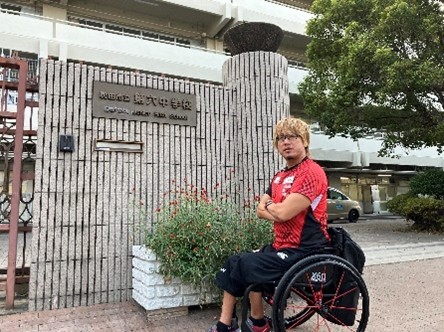 現役車いすラグビー･池崎大輔選手による、【挑戦】【思いやり】【感謝】が学べた車いす体験授業！