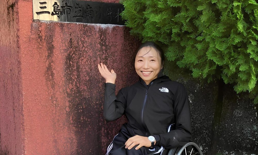 車いす陸上競技・新田恵子さんによる陸上用車いすを体験する授業！