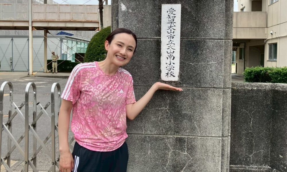 元全国女子駅伝優勝選手の湯田友美さんによる、失敗を恐れずに一生懸命やる事が大事！と教わった特別授業