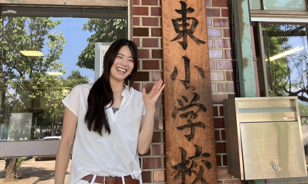 アーティスティックスイミング・杉山美紗さんによる、常に備えておくことの大切さを伝える特別授業