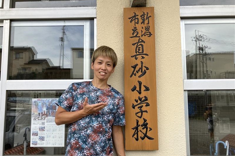 元ソフトボール日本代表  河野美里さんが、想いを発信する事の大切さを伝える特別授業