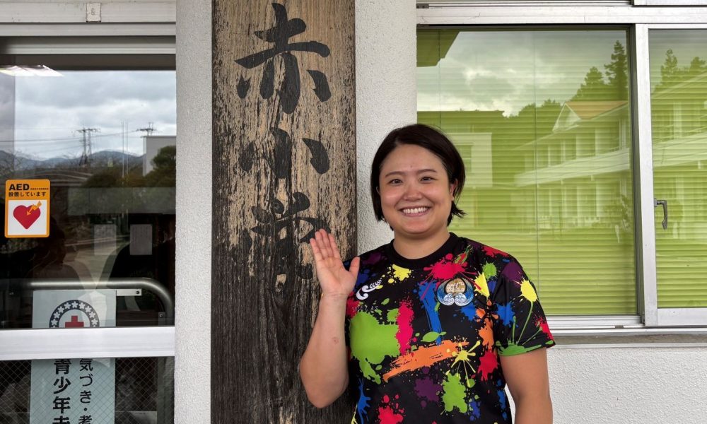元7人制ラグビー日本代表の藪内あゆみさんから教わるラグビー体験授業！