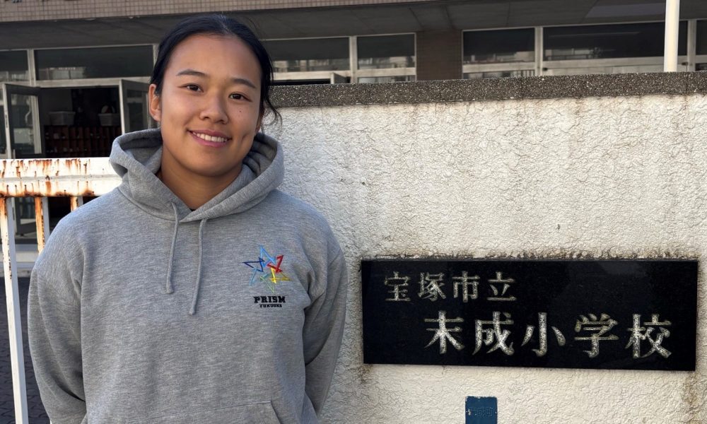 現役女子ラグビー弘津悠さんからラグビーを通じて、“お互いを尊重する重要性”を学ぶ特別授業