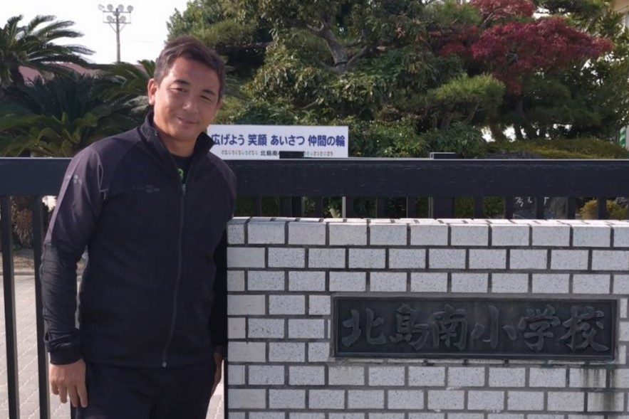 アビスパ福岡、京都サンガで活躍した元Jリーガー・中払大介さんに、『約束の重さ』・『覚悟』を学ぶ授業！