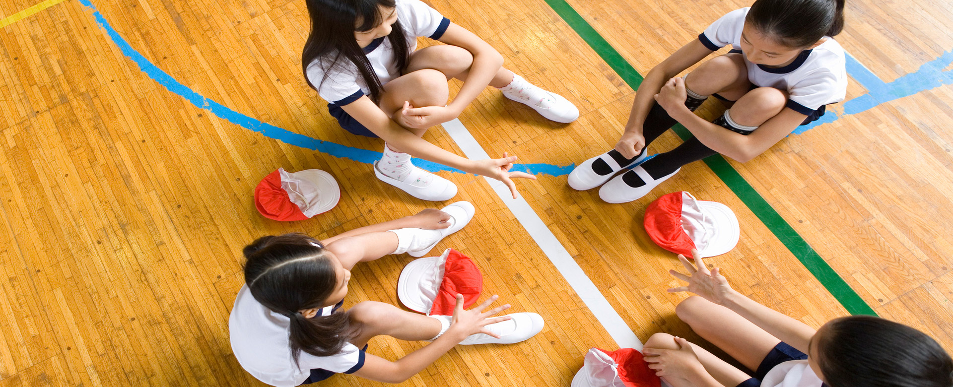 女子小中学生の体 